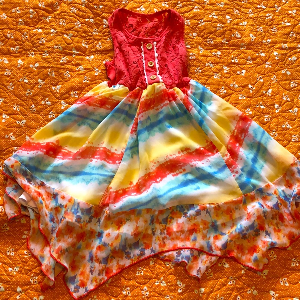 Girls summer tank dress